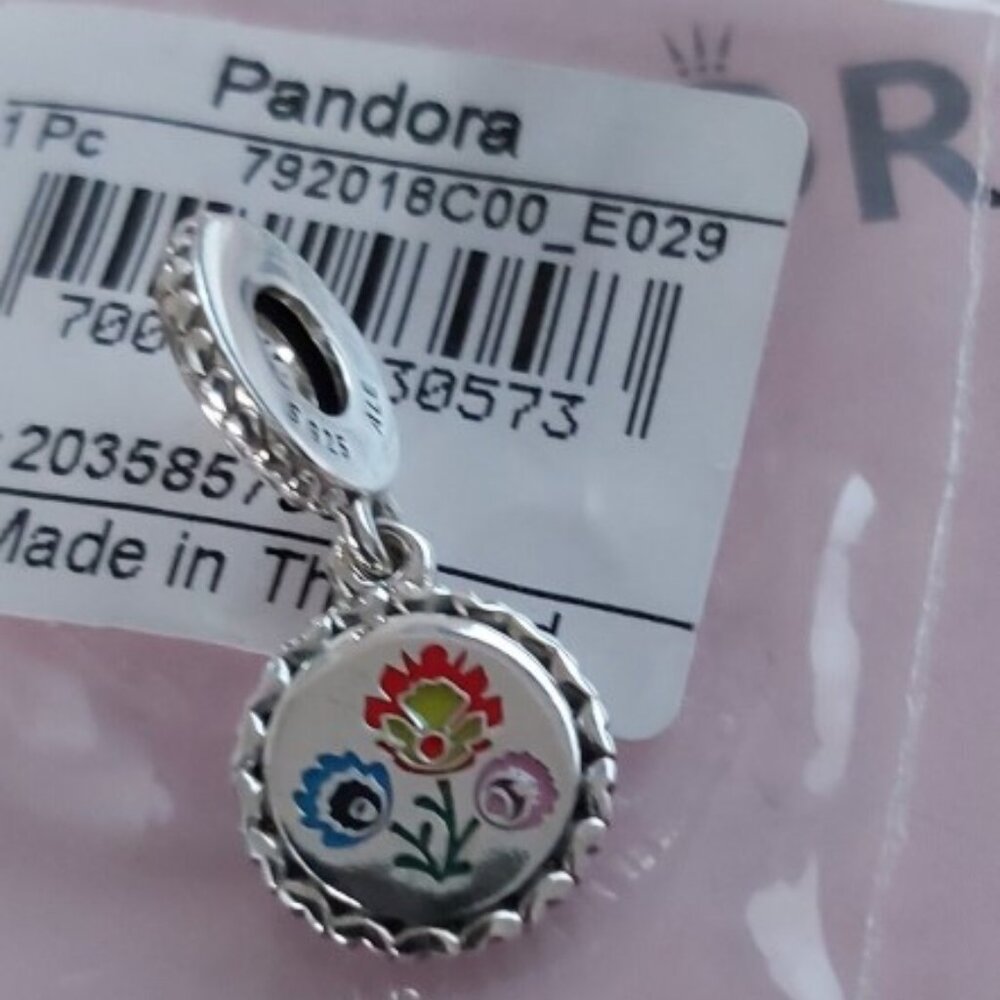 AUTH PANDORA Sterling Silver *POLAND EXCLUSIVE* I Love Poland 792018C00_E029
